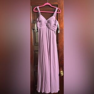 Azazie size 8 in wisteria (light purple)